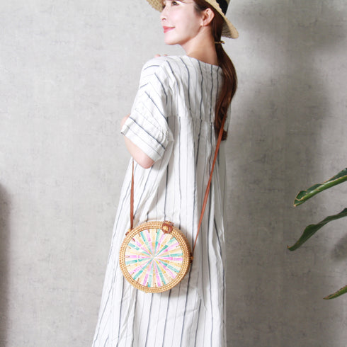 【バリ島の職人技★貝細工】ショルダーバッグ・リリアン