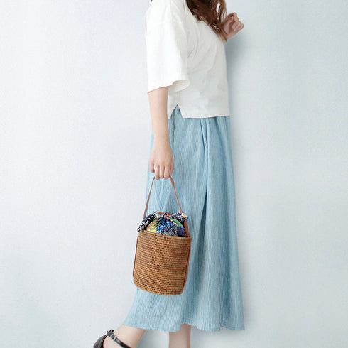 【バリ島の職人技・アタ】カゴバック・スカーフカゴバック