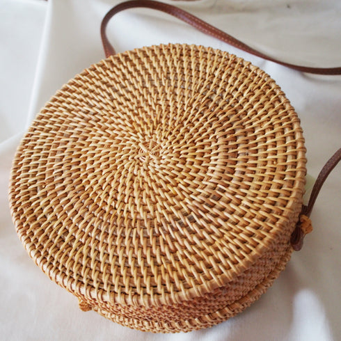 【バリ島の職人技★貝細工】ショルダーバッグ・リリアン