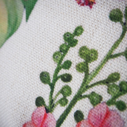 【カラフル・フォレスト】クッションカバー・インコ