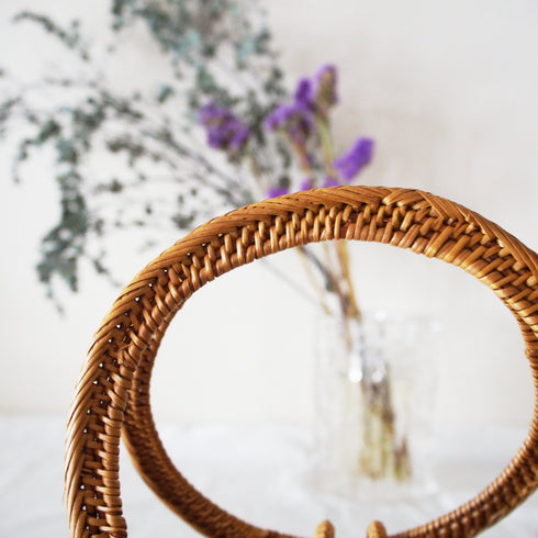 【バリ島の職人技・アタ】カゴバック・ポットリング