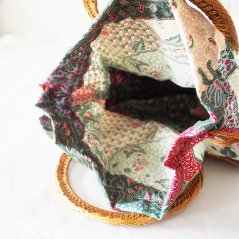 【バリ島の職人技・アタ】カゴバック・ポットリング