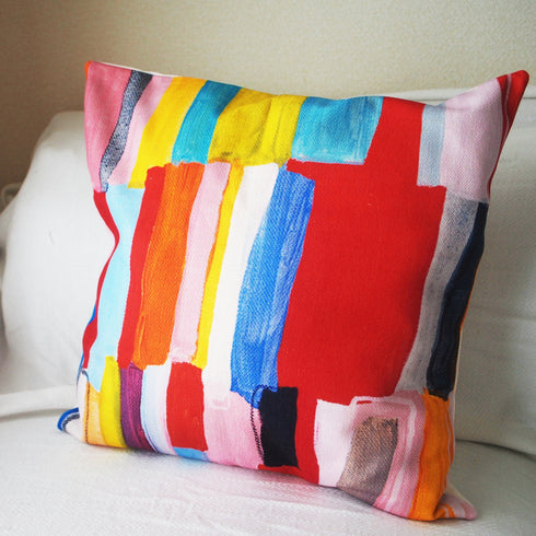 【コンテンポラリー絵画】クッションカバー・ブリッジ