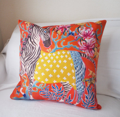 【エキゾチック・アニマル】クッションカバー・ゼブラ
