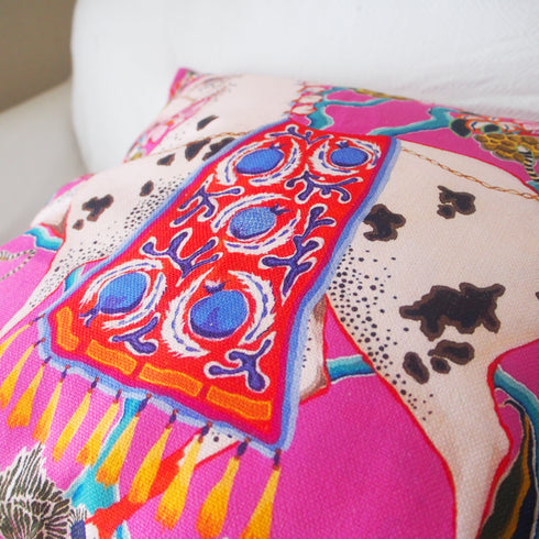 【エキゾチック・アニマル】クッションカバー・ホース