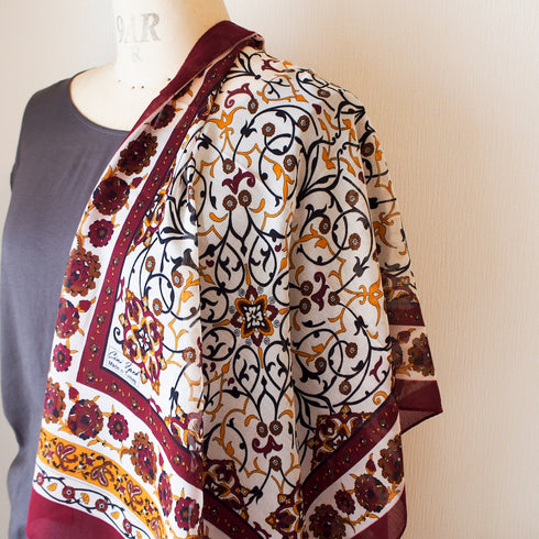 バルキーコットン・カーネーション・ボルドー