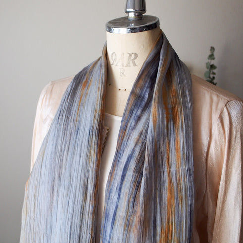 【軽やかつけ心地・神秘的なカラーが魅力】/旅するSILKストール・トゥズ