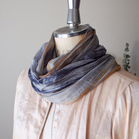 【軽やかつけ心地・神秘的なカラーが魅力】/旅するSILKストール・トゥズ