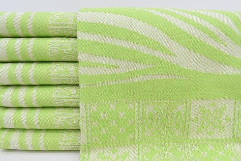 トルコ・ハンドタオル・ペシュテマル/タイルピスタチオ