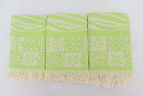 トルコ・ハンドタオル・ペシュテマル/タイルピスタチオ