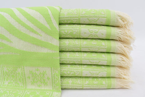 トルコ・ハンドタオル・ペシュテマル/タイルピスタチオ