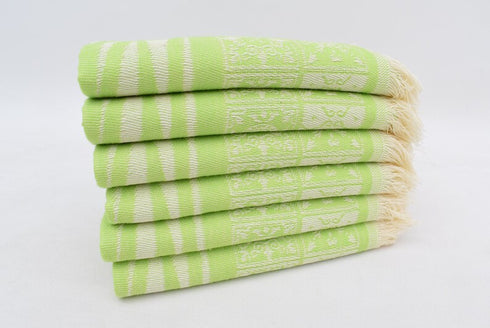 トルコ・ハンドタオル・ペシュテマル/タイルピスタチオ