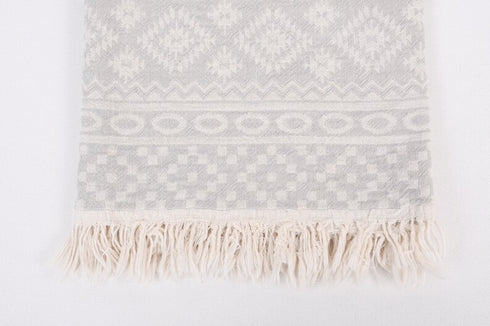 トルコ・バスタオル・ペシュテマル・エキゾチック柄・GY