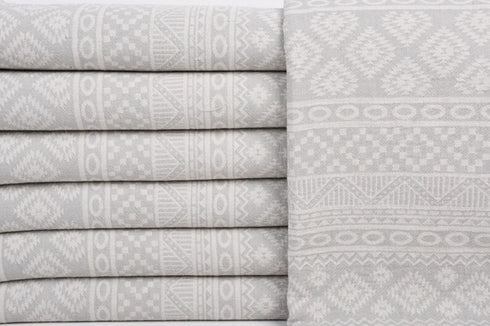 トルコ・バスタオル・ペシュテマル・エキゾチック柄・GY