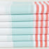 トルコ・ビーチタオル・ボーダー・ミントグリーン
