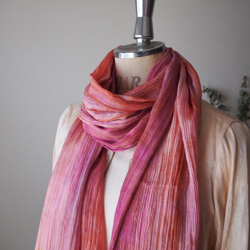 【軽やかつけ心地・神秘的なカラーが魅力】/旅するSILKストール・カラキョイチャイ