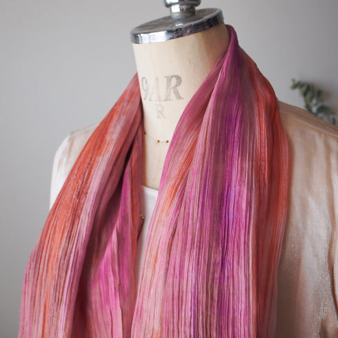 【軽やかつけ心地・神秘的なカラーが魅力】/旅するSILKストール・カラキョイチャイ