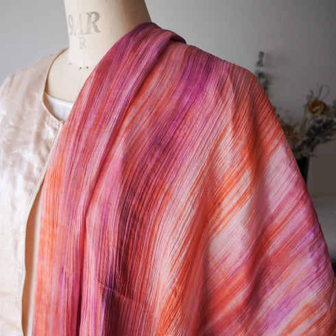 【軽やかつけ心地・神秘的なカラーが魅力】/旅するSILKストール・カラキョイチャイ