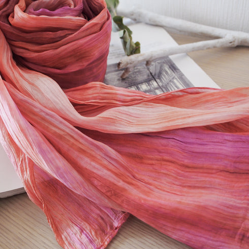 【軽やかつけ心地・神秘的なカラーが魅力】/旅するSILKストール・カラキョイチャイ