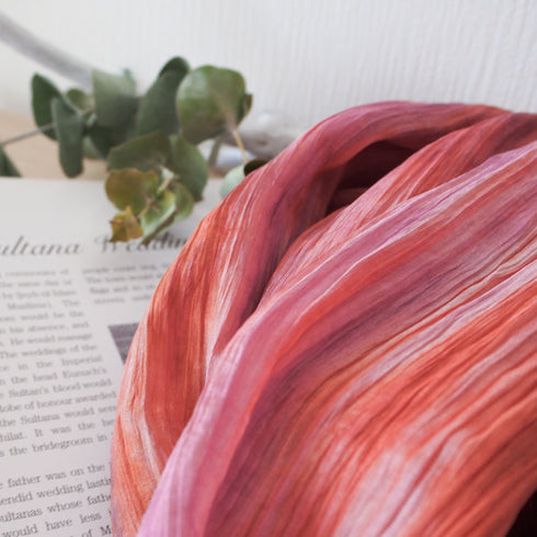 【軽やかつけ心地・神秘的なカラーが魅力】/旅するSILKストール・カラキョイチャイ