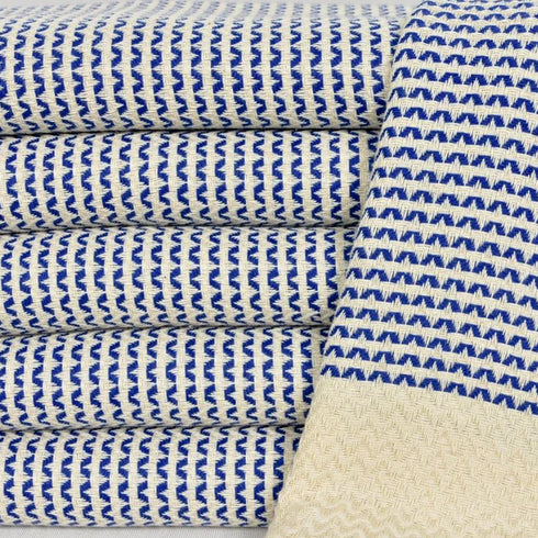 トルコ・キッチンタオル・ペシュテマル/トライアングル・ネイビー