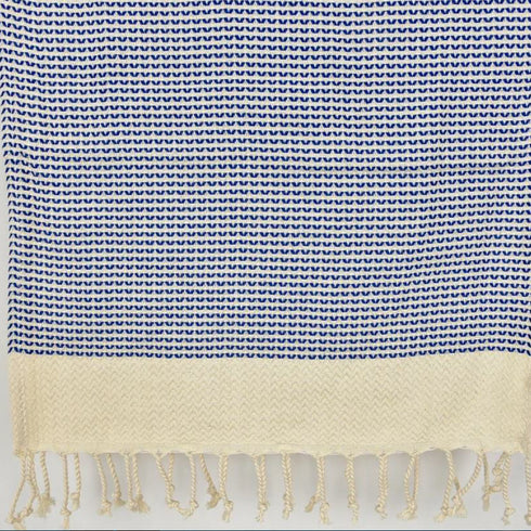 トルコ・キッチンタオル・ペシュテマル/トライアングル・ネイビー