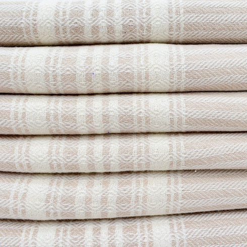 トルコ・キッチンタオル・ペシュテマル/ボーダーベージュ