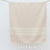 トルコ・キッチンタオル・ペシュテマル/ボーダーベージュ